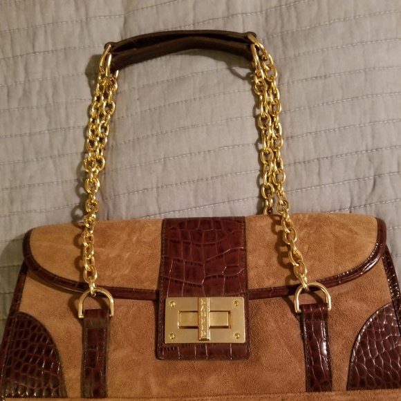 raulph lauren Handbags - Ralph Lauren Suede purse